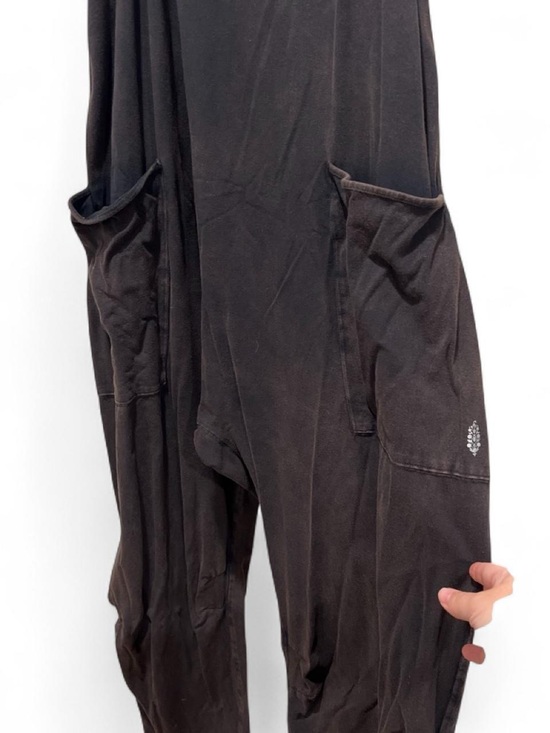 FP Movement by Free People Pants - FP Movement by Free People "Hot Shot" Onesie in the color Washed Black